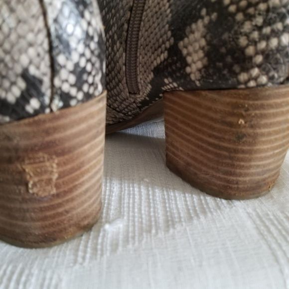 Carlos Santana Rowan Snake Printed Ankle Bootie Women's 8M - Picture 8 of 9